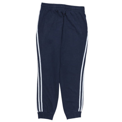 Adidas Men Blue Track Pants M Elastic Waist Tapered Activewear