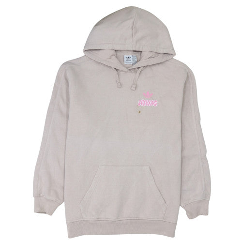Womens UK Size XS adidas Beige Pullover Hoodie