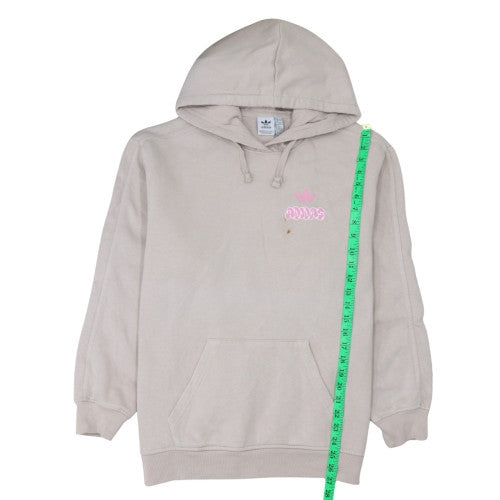 Womens UK Size XS adidas Beige Pullover Hoodie