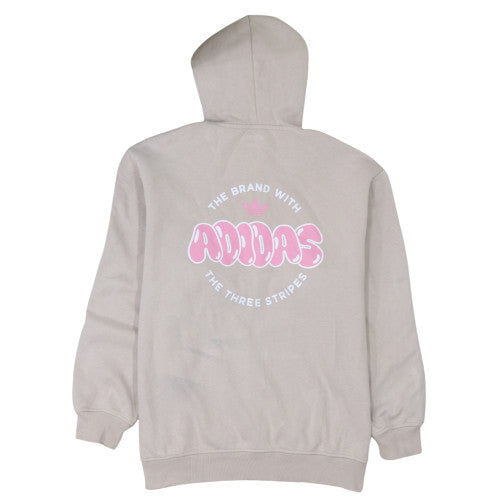 Womens UK Size XS adidas Beige Pullover Hoodie