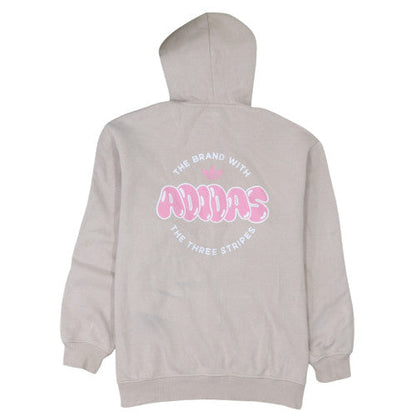 Womens UK Size XS adidas Beige Pullover Hoodie