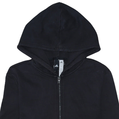 Mens UK Size M adidas Black Full Zip Hoodie