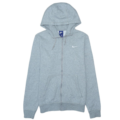 Mens UK Size M Nike Grey Full Zip Hoodie