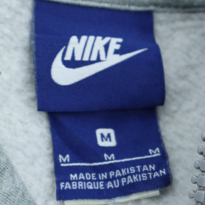 Mens UK Size M Nike Grey Full Zip Hoodie