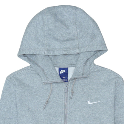 Mens UK Size M Nike Grey Full Zip Hoodie