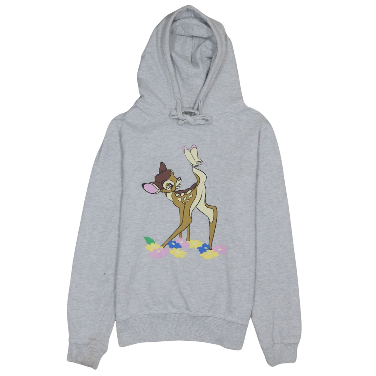 Womens UK Size 10 Disney Grey Pullover Hoodie
