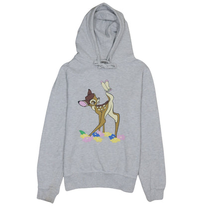 Womens UK Size 10 Disney Grey Pullover Hoodie