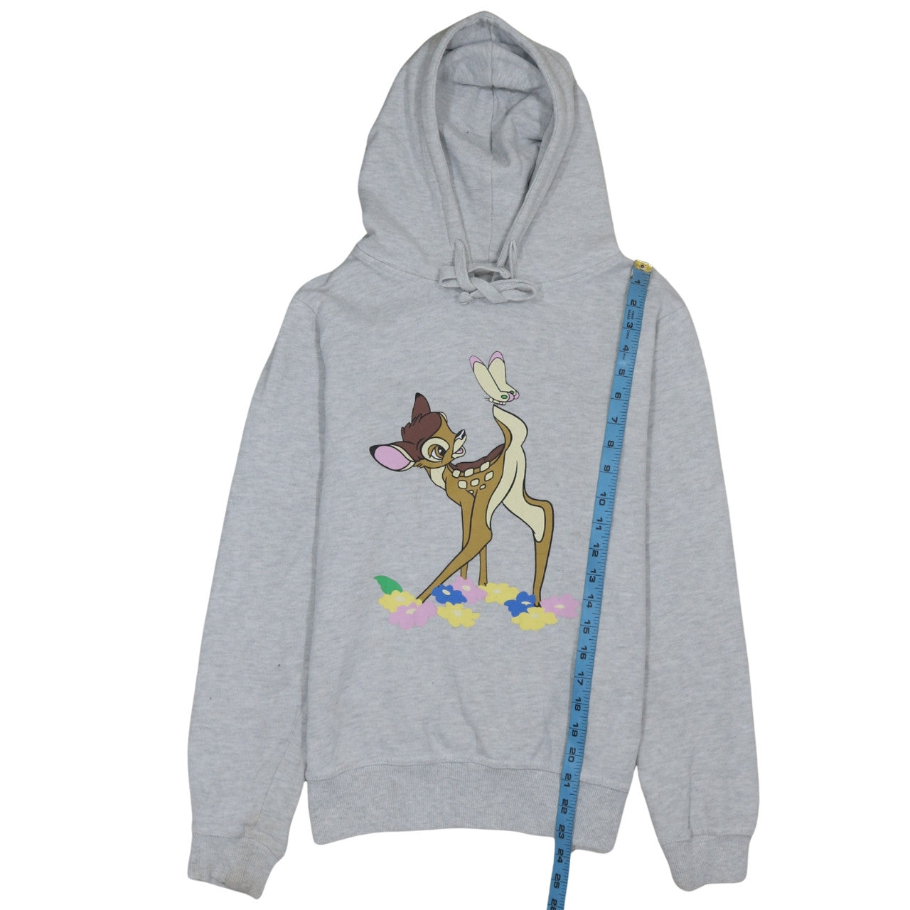 Womens UK Size 10 Disney Grey Pullover Hoodie