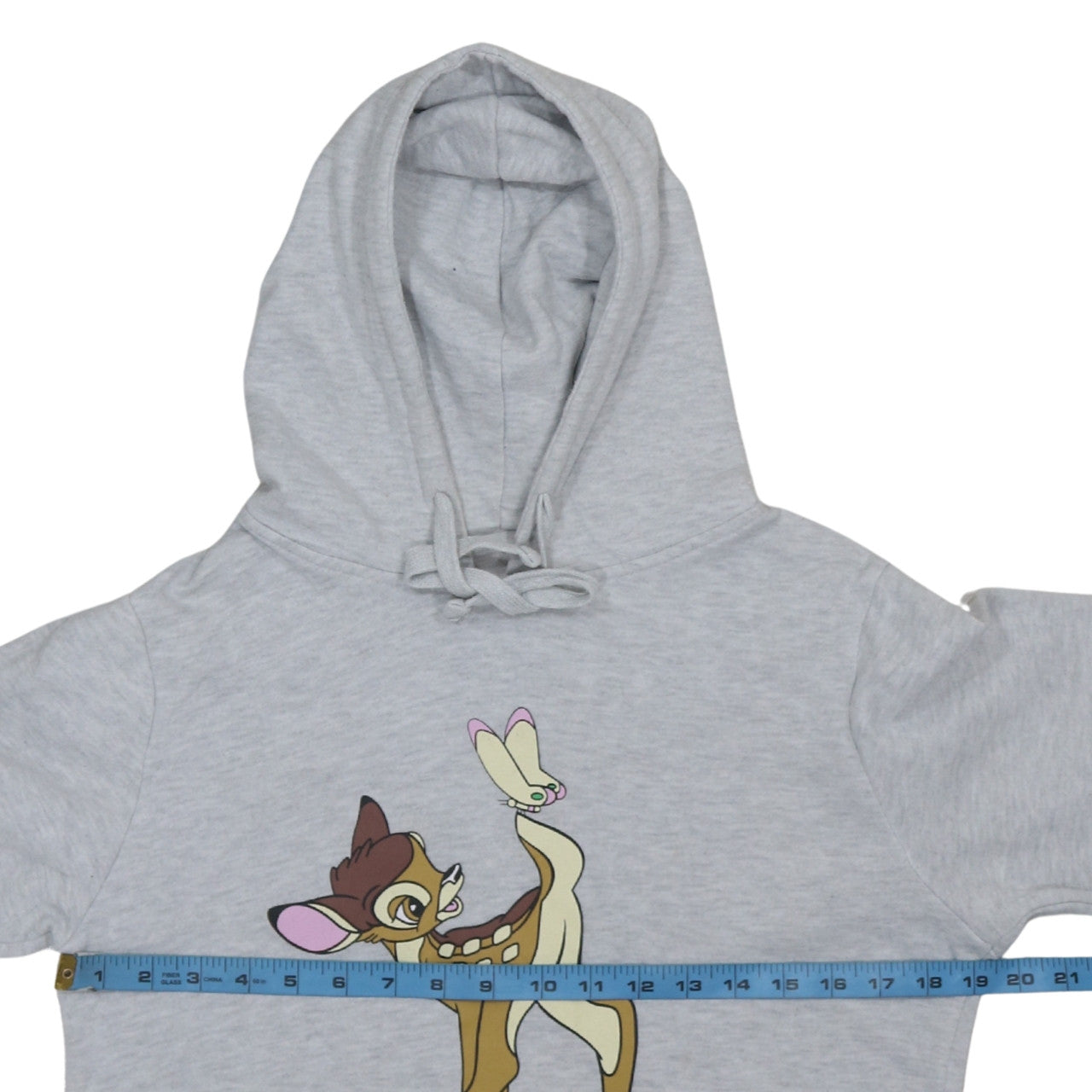Womens UK Size 10 Disney Grey Pullover Hoodie