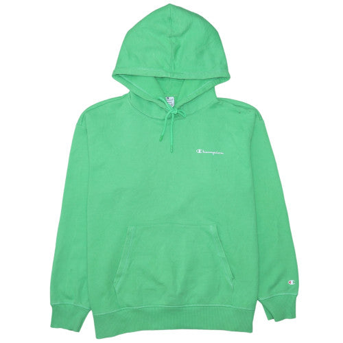 Womens UK Size XL Champion Green Pullover Hoodie