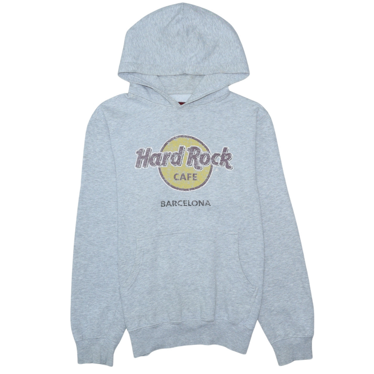 Mens UK Size M Hard Rock Cafe Grey Pullover Hoodie