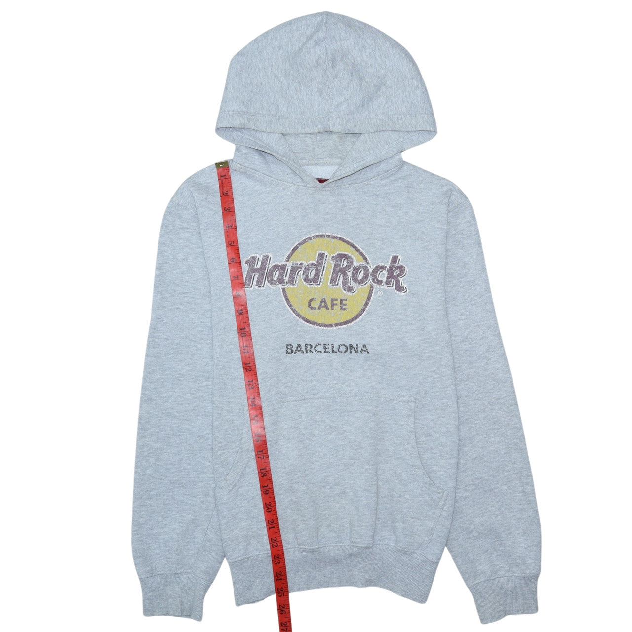 Mens UK Size M Hard Rock Cafe Grey Pullover Hoodie