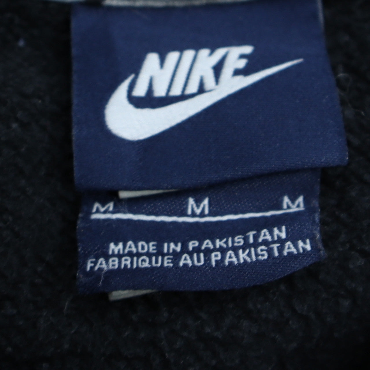 Mens UK Size M Nike Black Pullover Hoodie