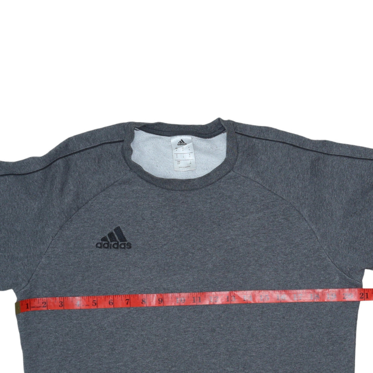 Mens UK Size S adidas Grey Pullover Sweatshirt