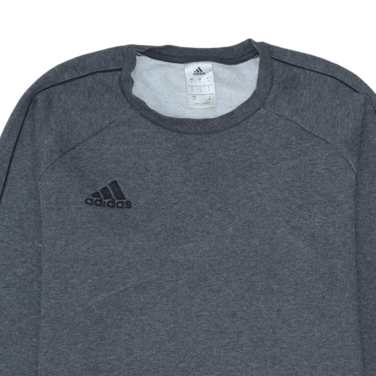 Mens UK Size S adidas Grey Pullover Sweatshirt