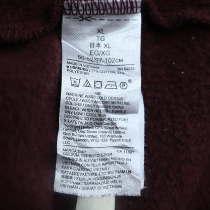 Mens UK Size XL Gap Brown Pullover Hoodie