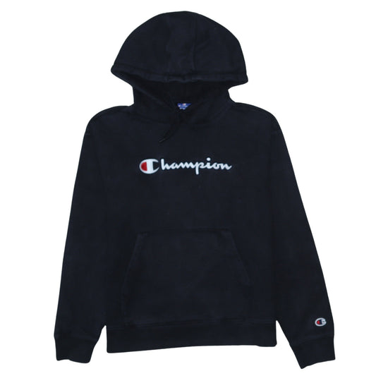 Womens UK Size M Champion Black Pullover Hoodie