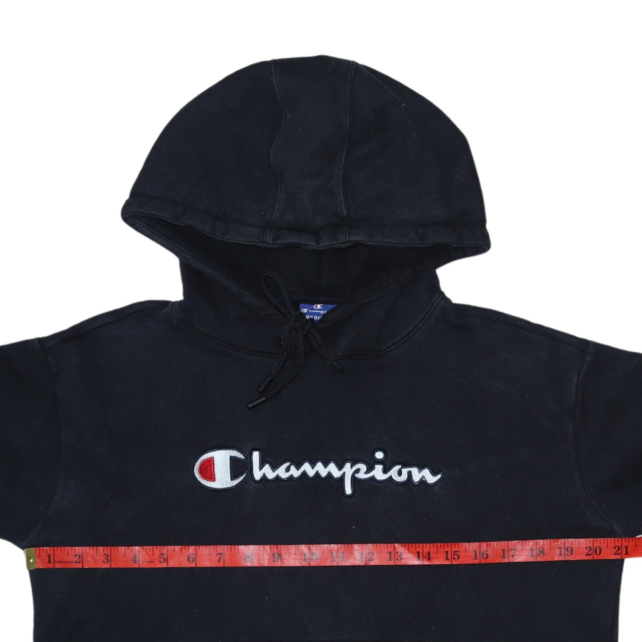 Womens UK Size M Champion Black Pullover Hoodie