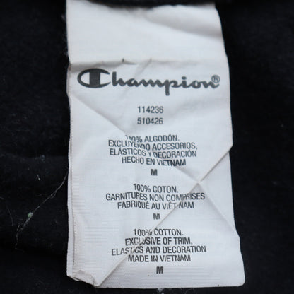 Womens UK Size M Champion Black Pullover Hoodie