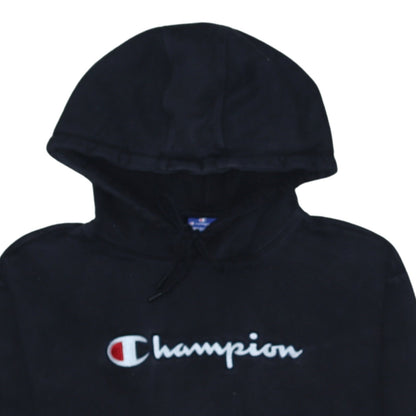 Womens UK Size M Champion Black Pullover Hoodie