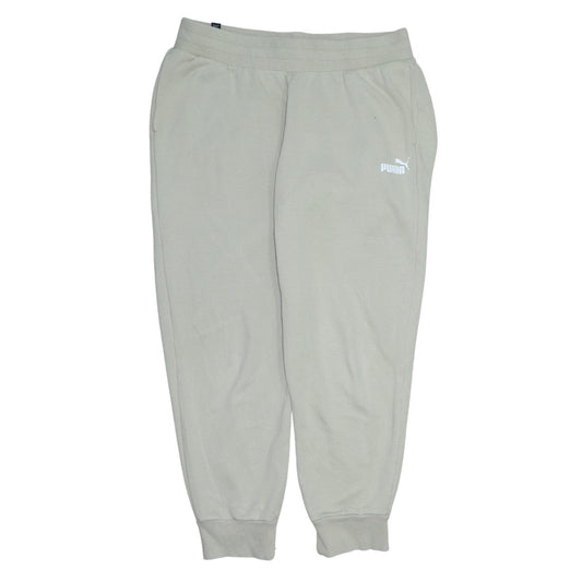 Mens UK Size L PUMA Regular Fit Jogger Beige Trousers