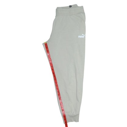 Mens UK Size L PUMA Regular Fit Jogger Beige Trousers