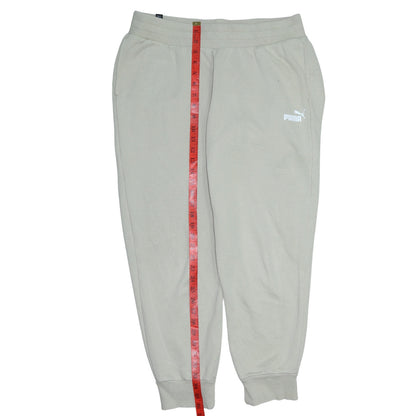 Mens UK Size L PUMA Regular Fit Jogger Beige Trousers