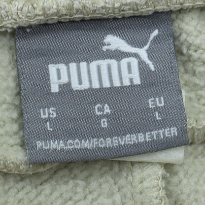 Mens UK Size L PUMA Regular Fit Jogger Beige Trousers