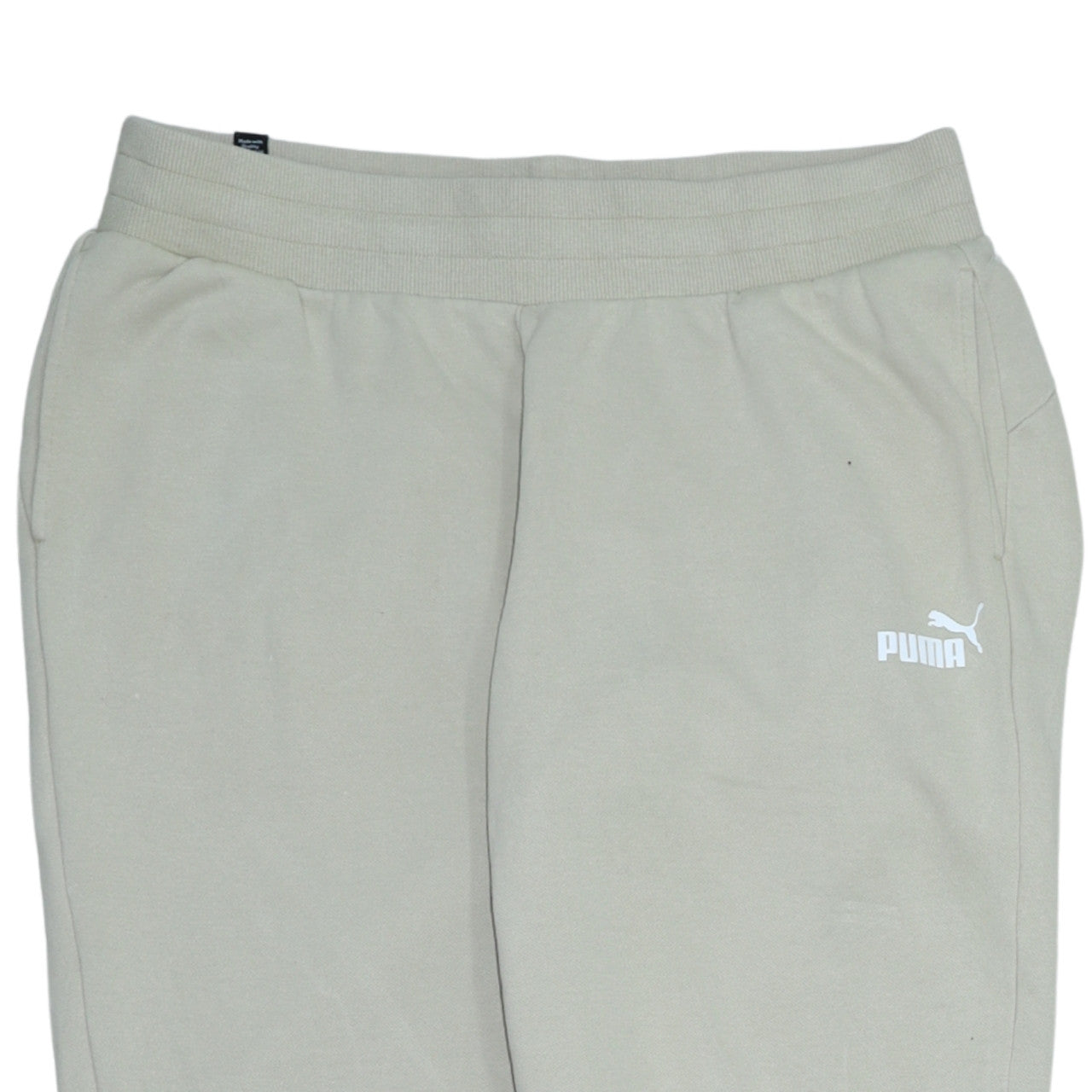 Mens UK Size L PUMA Regular Fit Jogger Beige Trousers