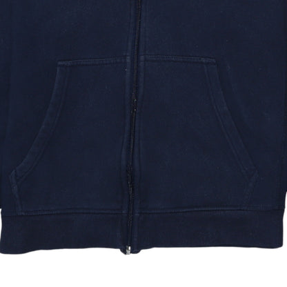 Mens UK Size M adidas Blue Full Zip Hoodie