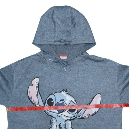 Womens UK Size L Disney Blue Pullover Hoodie