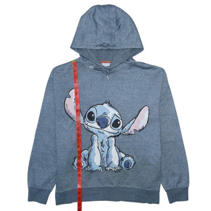 Womens UK Size L Disney Blue Pullover Hoodie