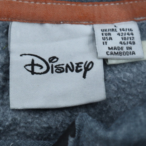 Womens UK Size L Disney Blue Pullover Hoodie