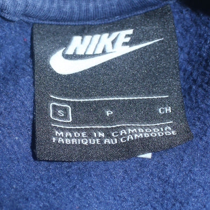 Mens UK Size S Nike Blue Pullover Sweatshirt