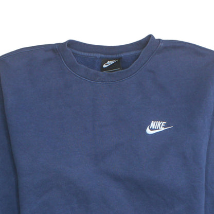 Mens UK Size S Nike Blue Pullover Sweatshirt
