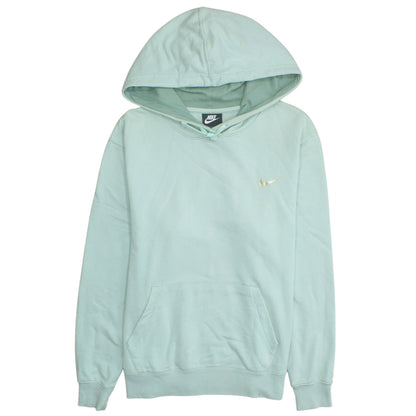 Womens UK Size M Nike Green Pullover Hoodie