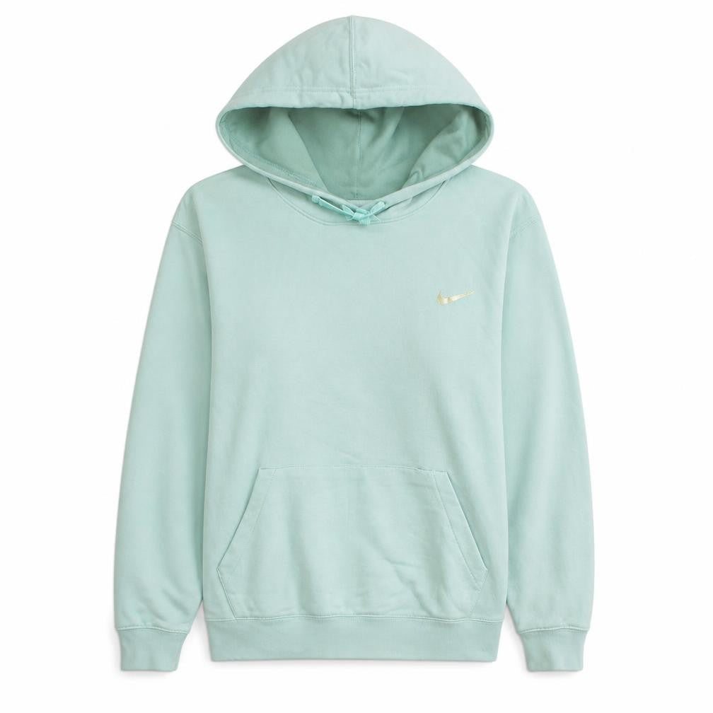 Womens UK Size M Nike Green Pullover Hoodie