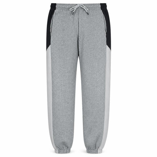Nike Men's Grey Colourblock Jogger Sweatpants Size S Regular Fit