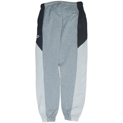 Nike Men's Grey Colourblock Jogger Sweatpants Size S Regular Fit