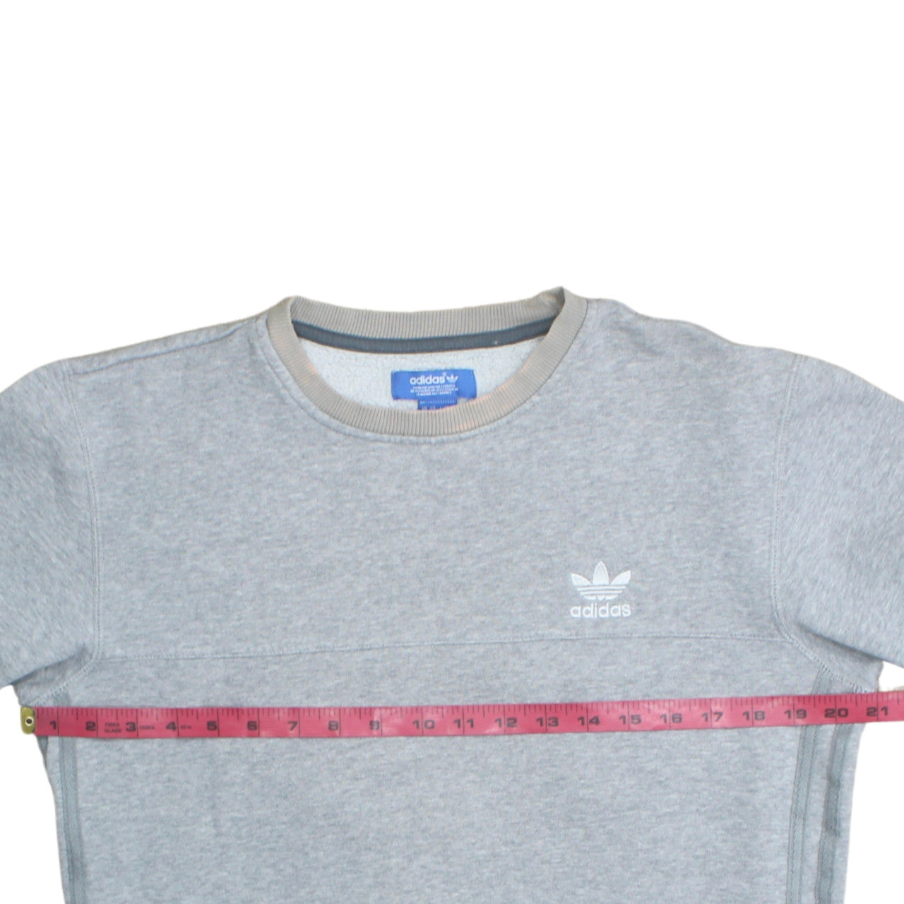 Mens UK Size S adidas Grey Pullover Sweatshirt