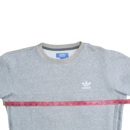 Mens UK Size S adidas Grey Pullover Sweatshirt
