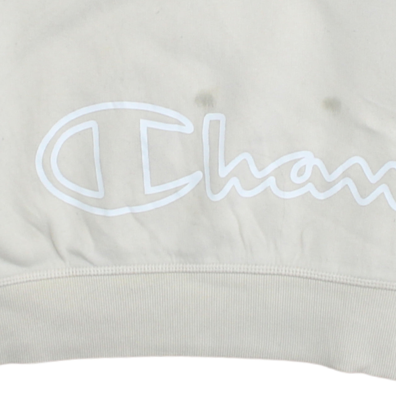Womens UK Size L Champion Beige Pullover Sweatshirt
