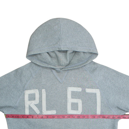 Womens UK Size L Ralph Lauren Grey Pullover Hoodie