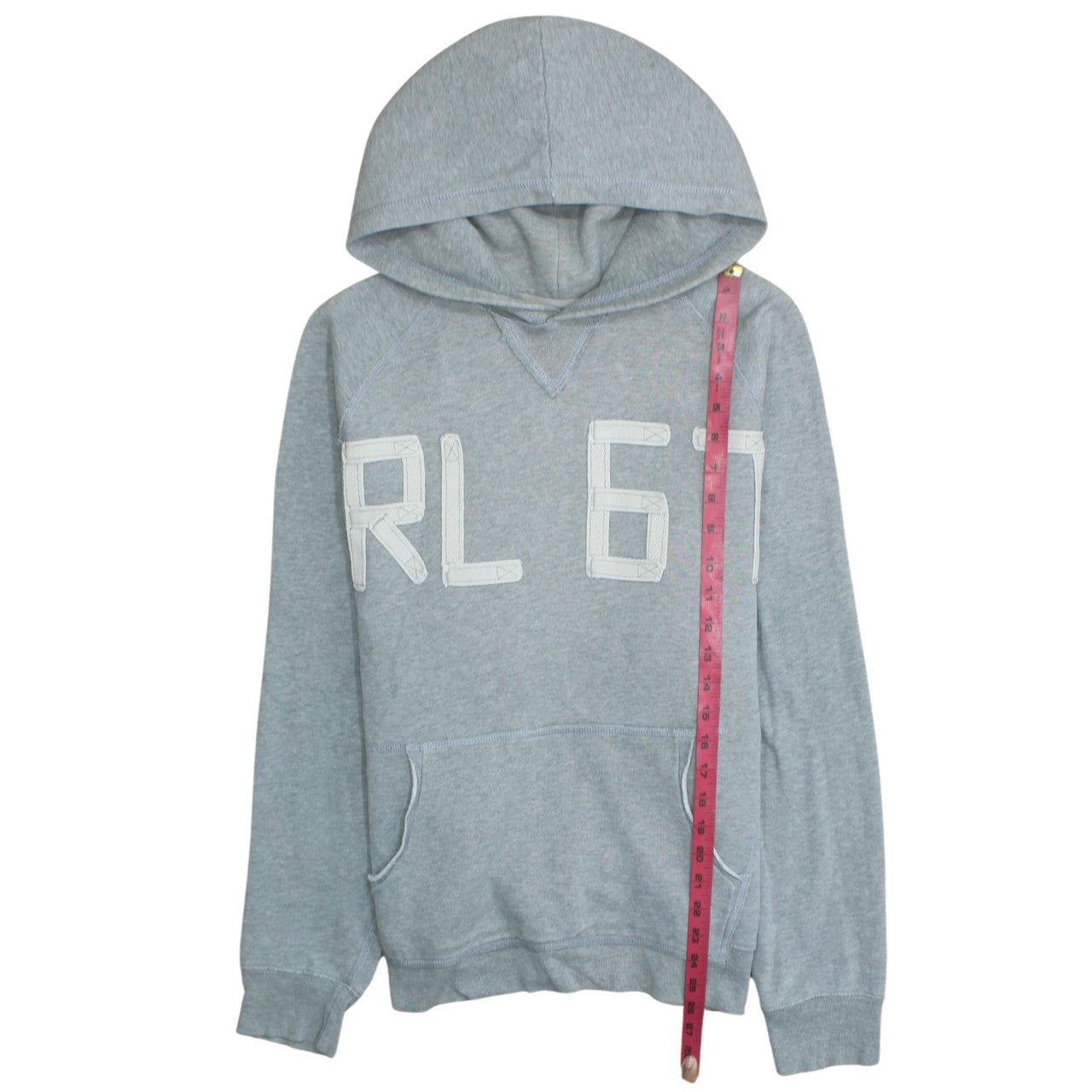 Womens UK Size L Ralph Lauren Grey Pullover Hoodie