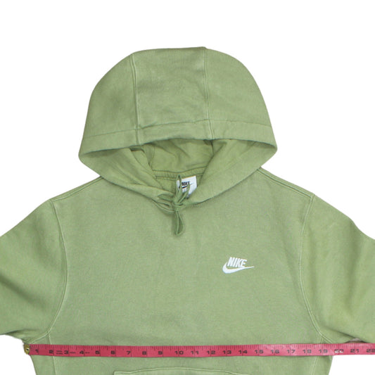 Mens UK Size XS Nike Green Pullover Hoodie