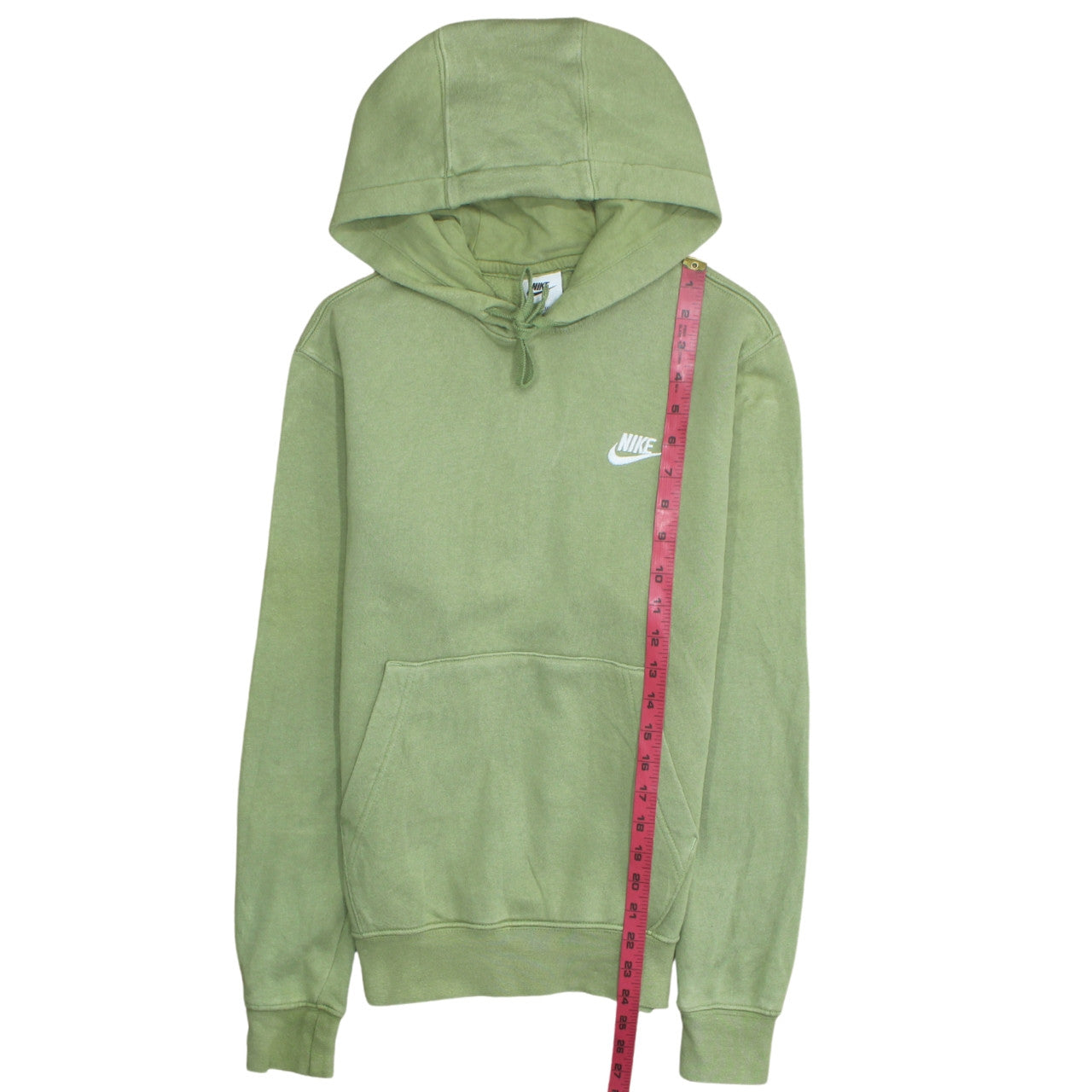 Mens UK Size XS Nike Green Pullover Hoodie