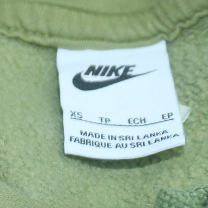 Mens UK Size XS Nike Green Pullover Hoodie