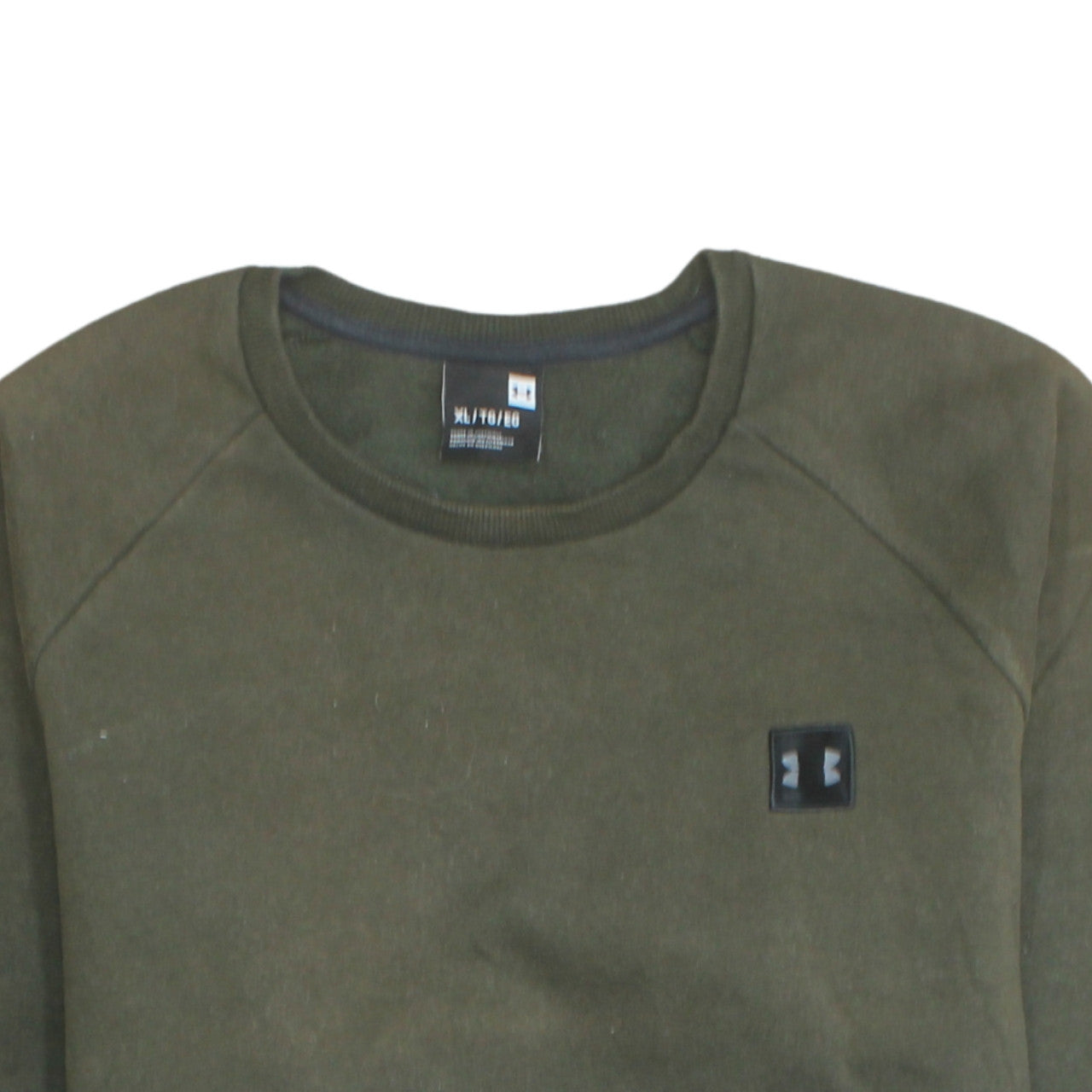 Mens UK Size XL Under armour Green Pullover Sweatshirt