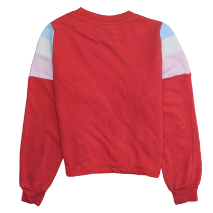 Womens UK Size XS Levi's Red Pullover Sweatshirt