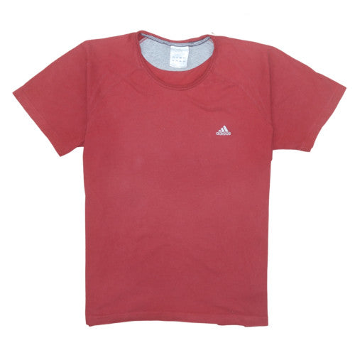 Mens UK Size M adidas Red  T-Shirt